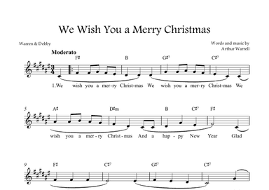 We Wish You a Merry Christmas (arr. Warren & Debby)