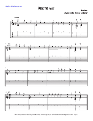 Deck the Halls (arr. Tom Godfrey)