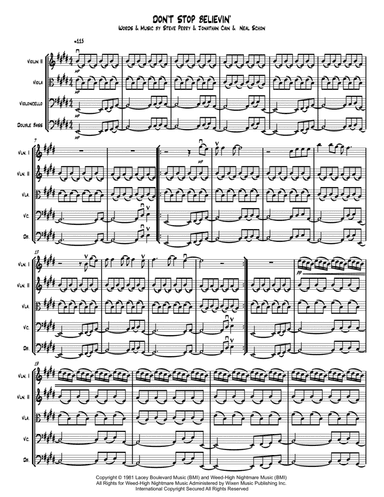 Don't Stop Believin' (arr. Francois Couture)