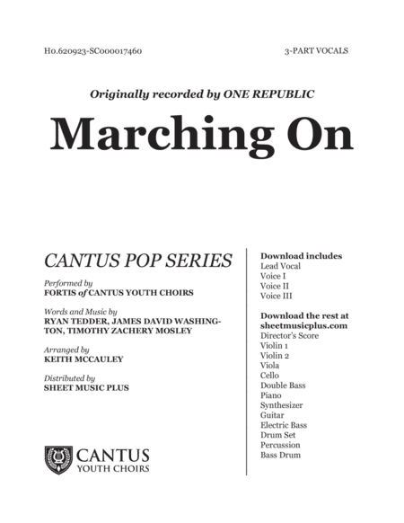 Marching On (arr. Keith McCauley)
