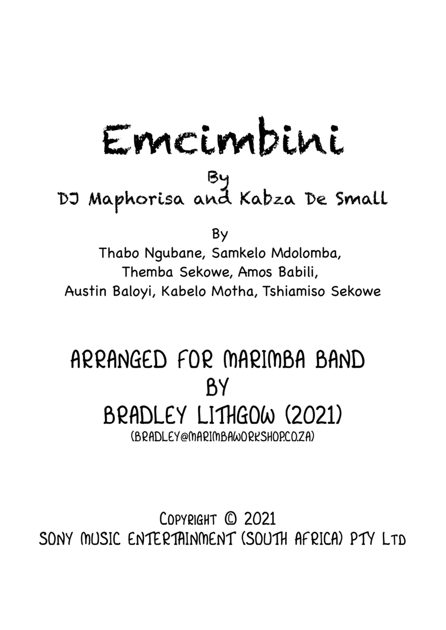 Emcimbini (arr. Bradley Lithgow)