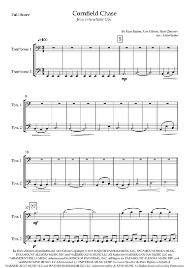 Cornfield Chase (arr. Fabio Britto)