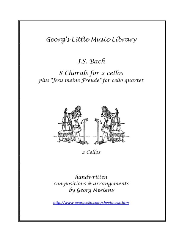 Bach 8 Chorals for 2 cellos (arr. Georg Mertens)