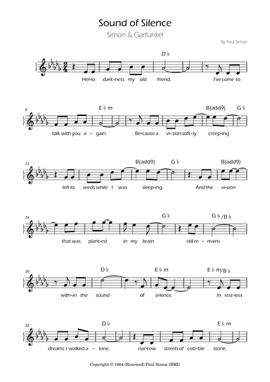 The Sound Of Silence (arr. Ygor Nunes)
