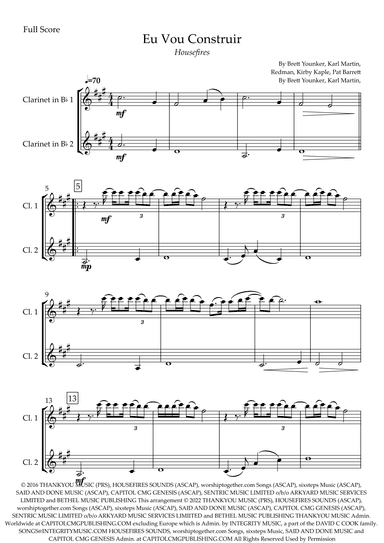 Build My Life (arr. Fabio Britto)