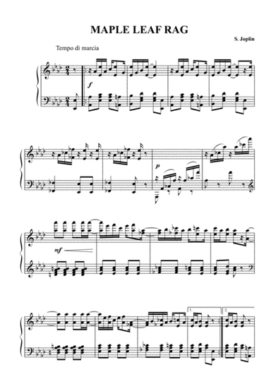 Maple Leaf Rag (arr. MPS)