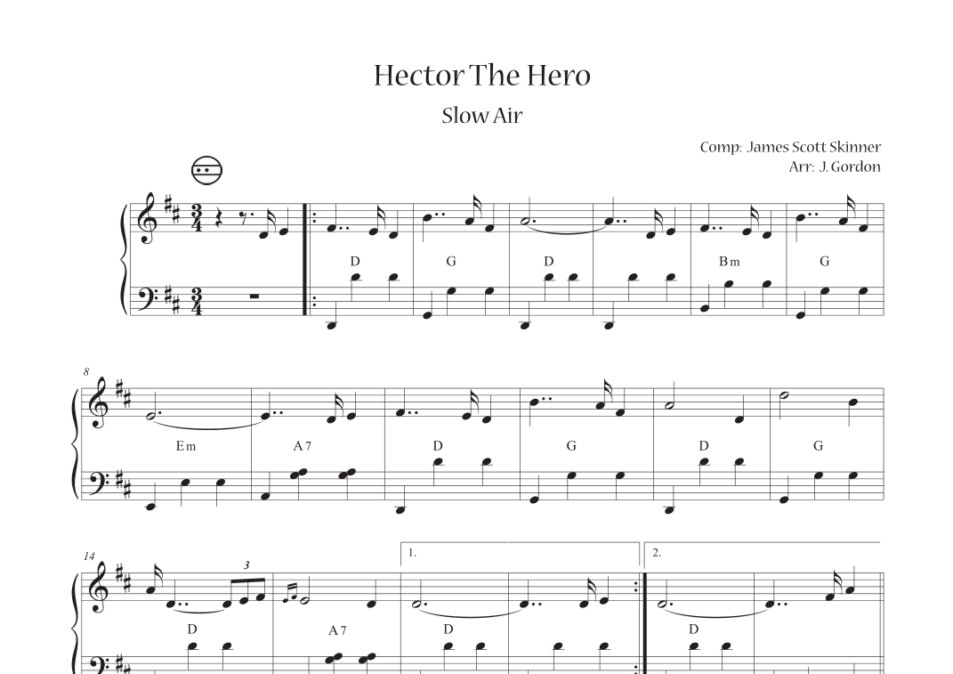 Hector The Hero (arr. Julia Gordon)