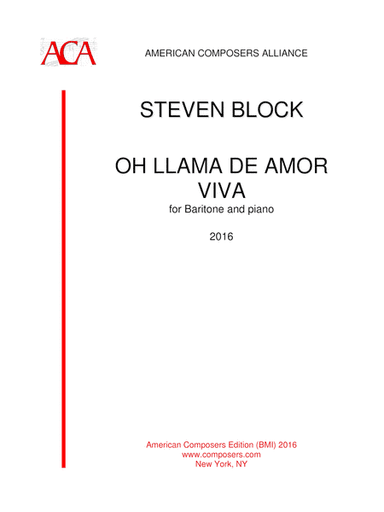 [Block] Oh Llama de Amor Viva