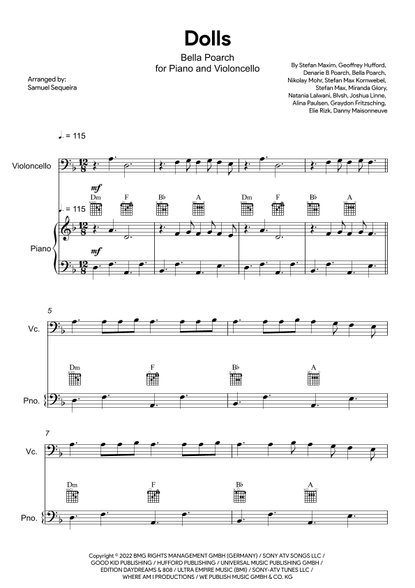 Dolls (arr. Samuel Sequeira)