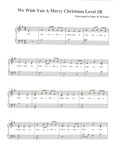 We Wish You A Merry Christmas (arr. Diane M. McGahee)