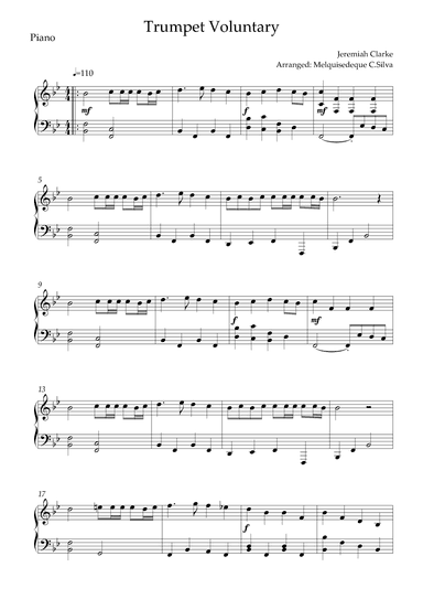 Trumpet Voluntary (arr. Melquisedeque C.Silva)