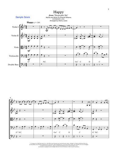 Happy (arr. Sherry Lewis)