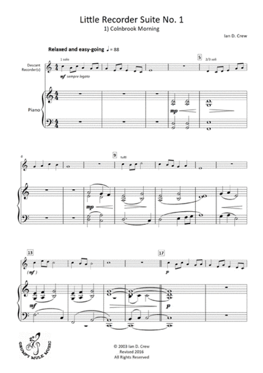 Little Recorder Suite No. 1