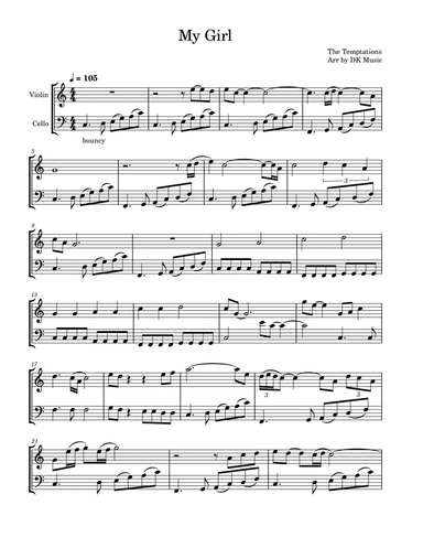 My Girl (arr. DK Music)