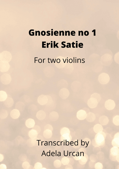 Gymnopedie No. 1 (arr. CoversFor2Violins)