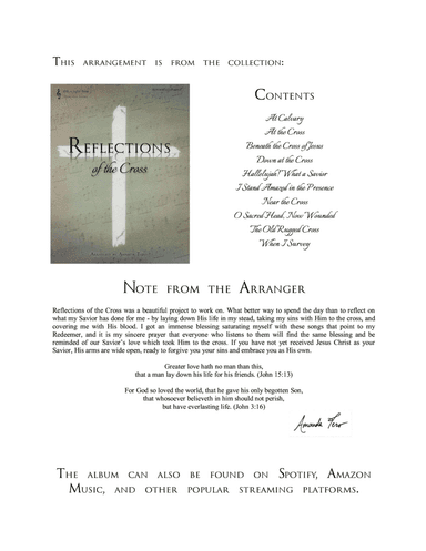 When I Survey the Wondrous Cross (arr. Amanda Tero)