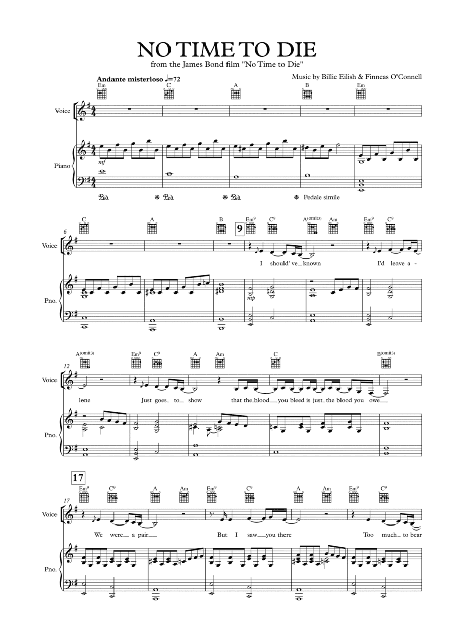 No Time To Die (arr. Merlin Sisko)