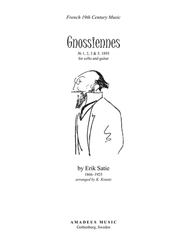 Gnossienne (1,2,3+5) for cello and guitar (arr. K. Krantz)