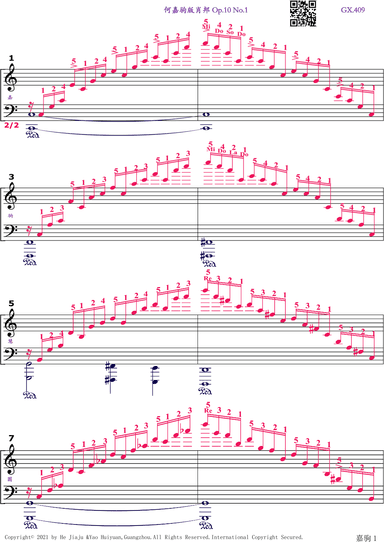 Chopin Etude Op.10 No.1 (arr. Jiaju He and Huiyuan Yao)