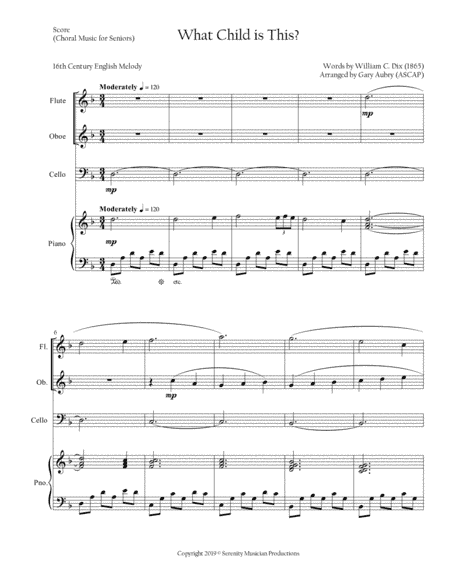 What Child is This? (arr. Serenity Musician Productions)