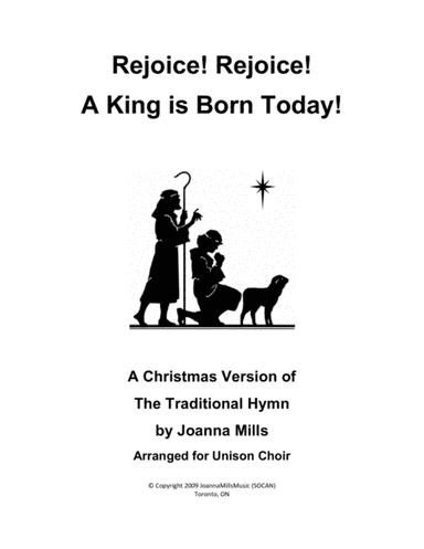 Rejoice! Rejoice! A King Is Born Today! (The Sheep's Carol) (arr. Joanna Mills)