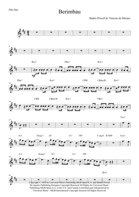 Canto De Ossanha (arr. Anderson Quevedo)