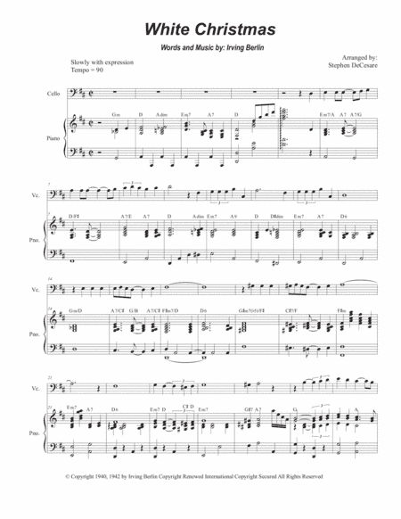 White Christmas (arr. Stephen DeCesare)