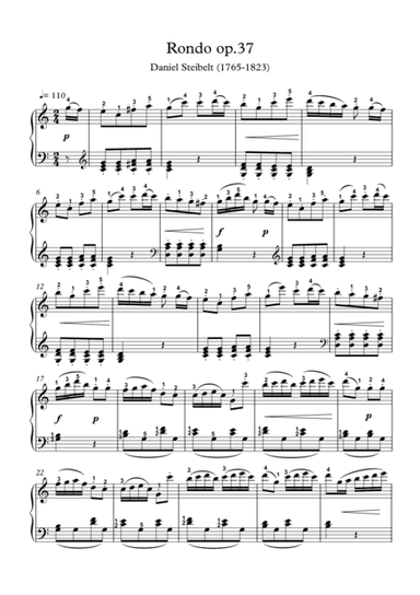 Rondo op 37 (arr. PianoSheetNow)