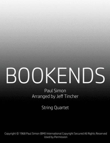 Bookends (arr. Jeff Tincher)