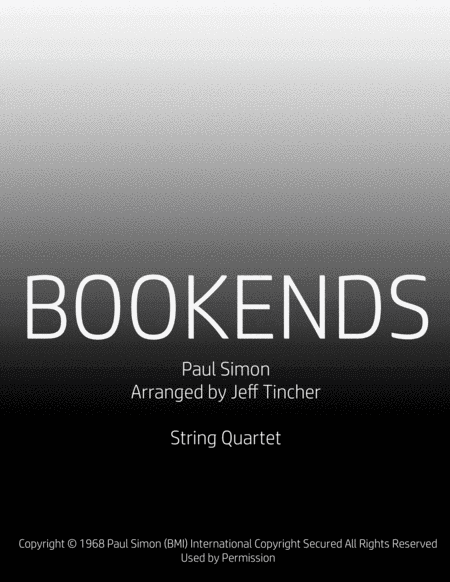 Bookends (arr. Jeff Tincher)