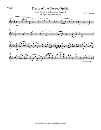 Dance of the Blessed Spirits (arr. Sherry Lewis)