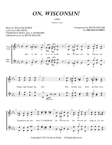 On Wisconsin (arr. Kevin Keller)