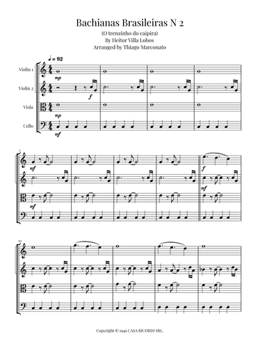 Bachianas Brasileiras N 2 (arr. Thiago Marconato)