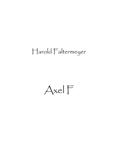 Axel F (arr. Spence Bundy)