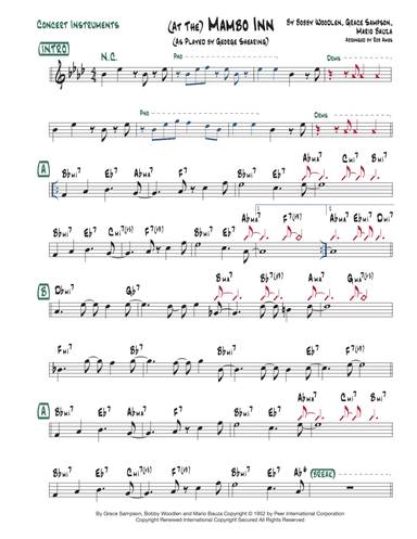 At The Mambo Inn (arr. Rob Ames)