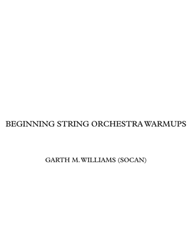 BEGINNING STRING WARMUPS