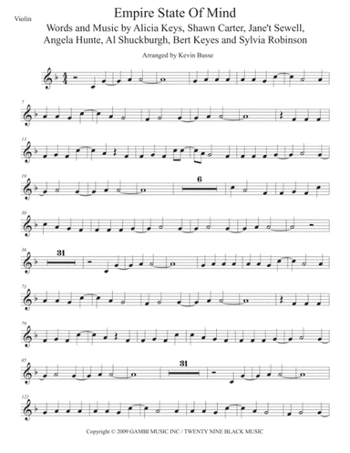 Empire State Of Mind (arr. Kevin Busse)