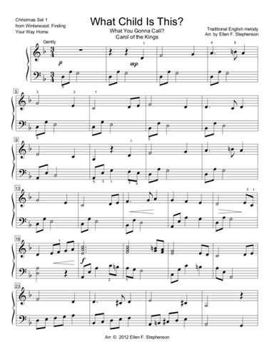 What Child Is This, What You Gonna Call, We Three Kings (arr. Ellen Foncannon Stephenson)