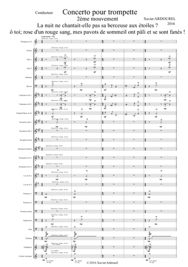 Concerto pour trompette 2ème mvt - Trumpet concerto 2 mvt