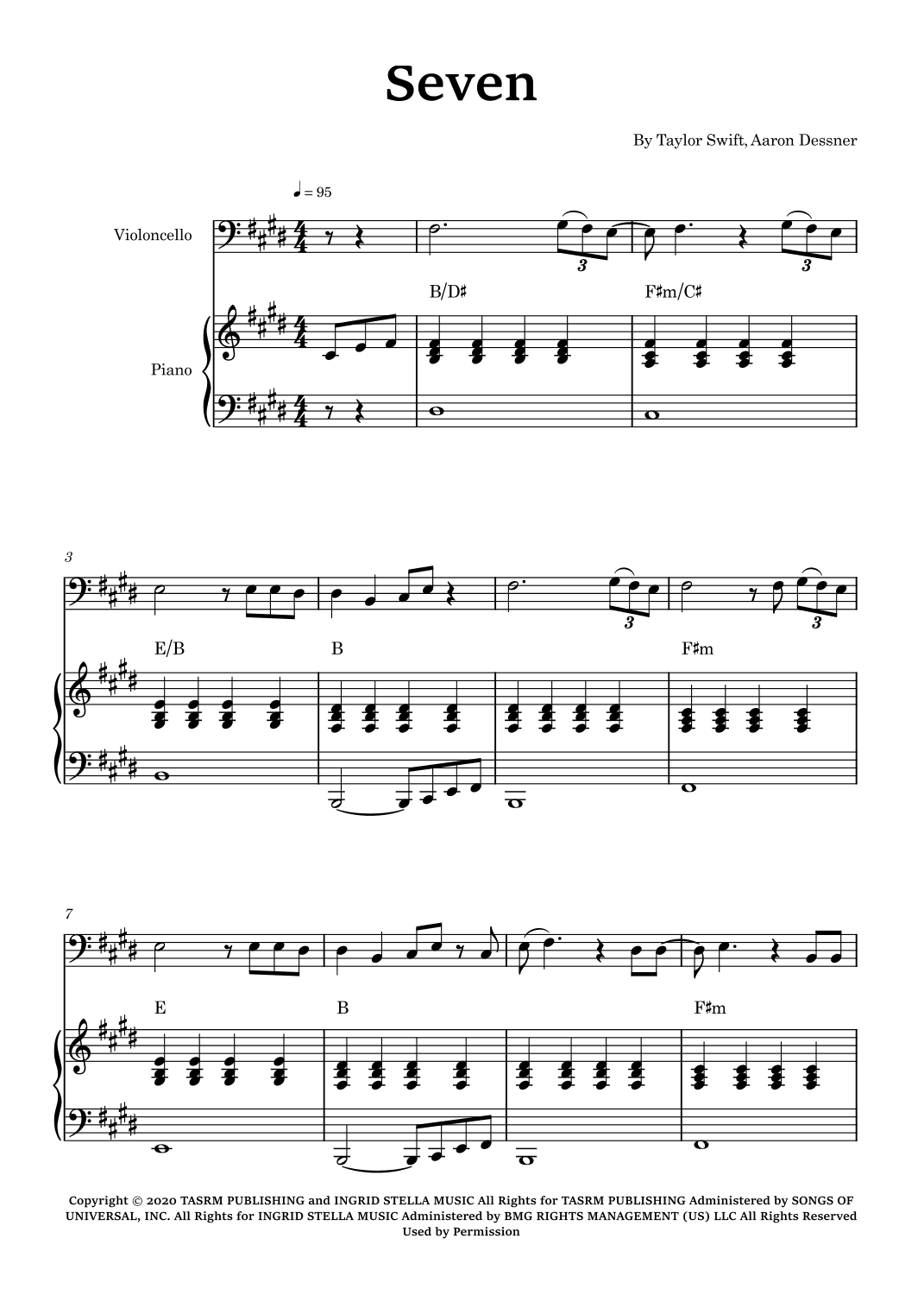 Seven (arr. Glauco Fernandes)