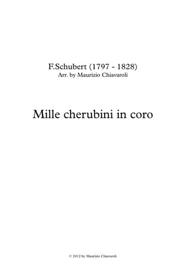 Mille cherubini in coro (arr. Maurizio Chiavaroli)