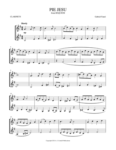 Pie Jesu (from Requiem) (arr. Mark Phillips)