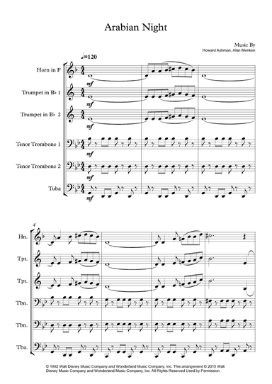 Arabian Nights (arr. João Marcos Maciel)