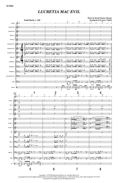 Lucretia Mac Evil (arr. Larry Triplett)