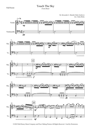 Touch The Sky (arr. Fabio Britto)