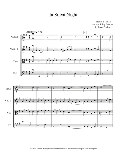 In Silent Night (arr. Dave Prudon)
