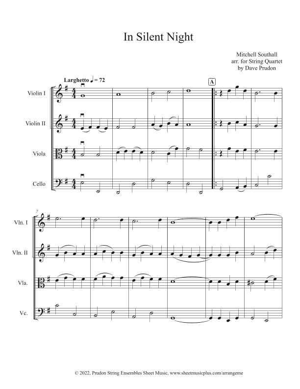 In Silent Night (arr. Dave Prudon)