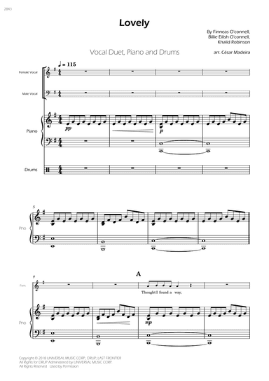 Lovely (arr. César Madeira)