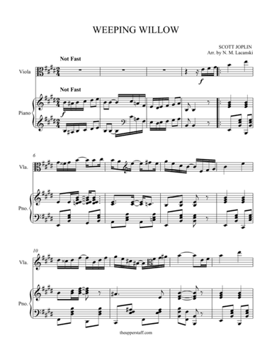 Weeping Willow (arr. Nick Lacanski)