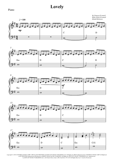 Lovely (arr. Wesley S. SIlva)